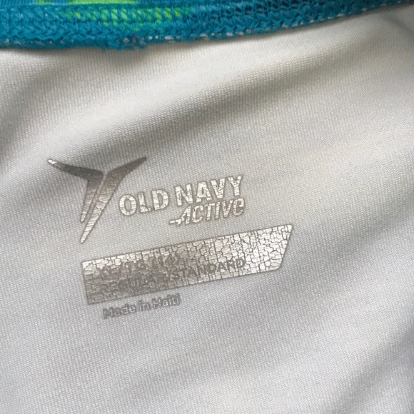 Old Navy Blue & Green Spacedye Activewear Pants XL - Picture 3 of 5